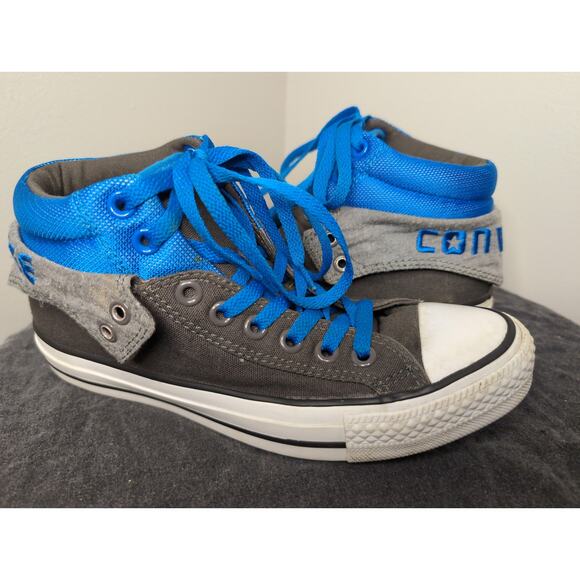 Men's converse y2k skater roll down high tops convertible shoes 7 - Picture 1 of 9